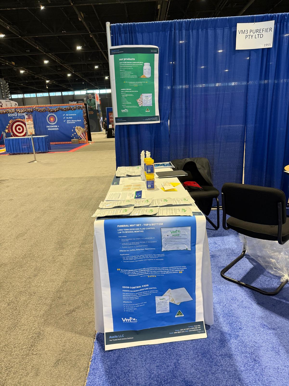 ASSITS LLC Booth Setup at NFDA 2025