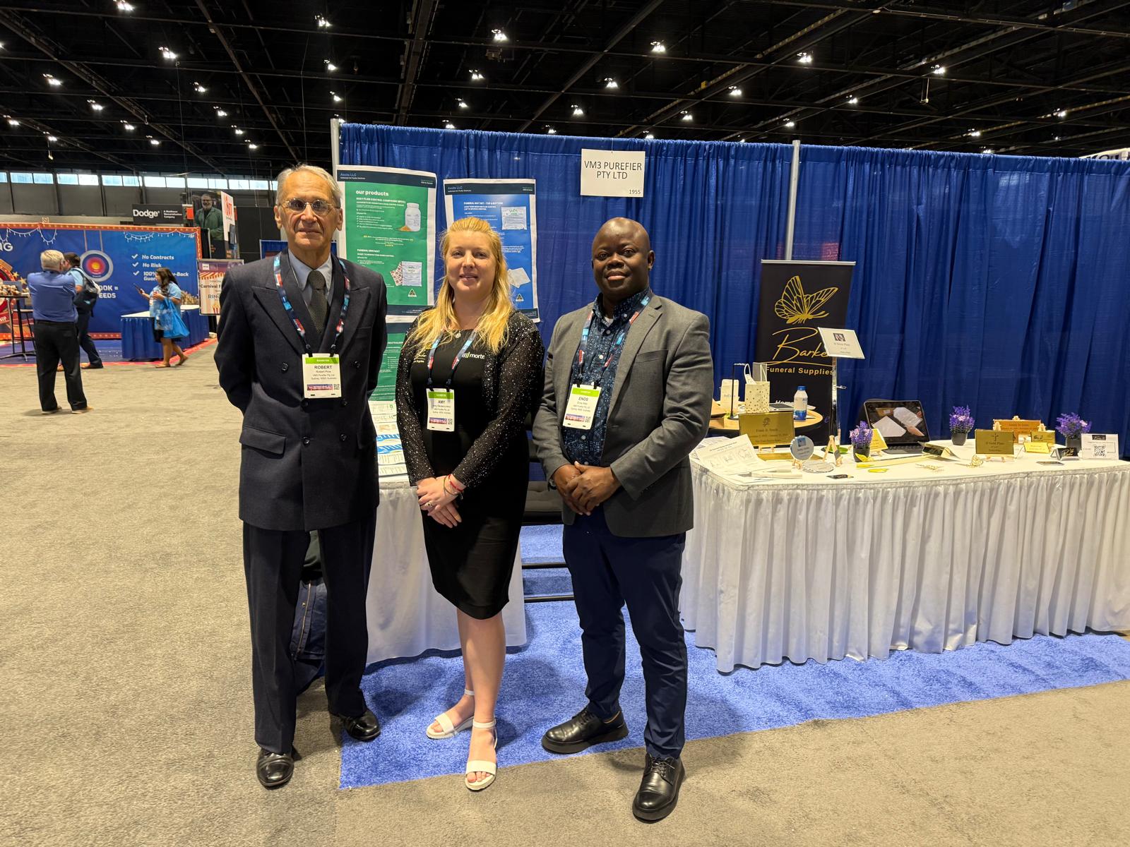 Assits LLC team at NFDA 2025 booth
